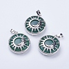 Natural Green Aventurine Pendants G-K234-B01-1
