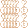 20Pcs Zinc Alloy Keychain Clasps FIND-SP0004-26KCG-7