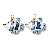 Handmade Porcelain Pendants PR-CBA8966-02G-1