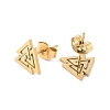 304 Stainless Steel Stud Earrings EJEW-K285-08G-2