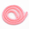Handmade Polymer Clay Bead Strands CLAY-T002-4mm-59-2