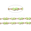 Handmade Alloy Enamel S Shape Link Chains ENAM-F138-05B-RS-2