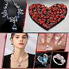 78Pcs 6 Style Glass Rhinestone Cabochons RGLA-FG0001-14-7