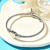 Tarnish Resistant 316 Surgical Stainless Steel Torque Bangles BJEW-D437-A37-P-4