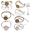 DIY Brass Bangle Makings DIY-SC0007-50-2