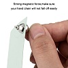 Platinum Brass Magnetic Clasps with Loops X-KK-MC020-NF-5