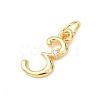 Brass Micro Pave Cubic Zirconia Pendants KK-D019-28G-03-2