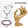 Resin Mannequin Hand Jewelry Display Holder Stands RDIS-WH0009-015-4