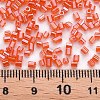 Glass Bugle Beads SEED-S032-11A-105-4