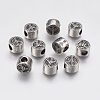 Ion Plating(IP) 304 Stainless Steel European Beads Enamel Settings STAS-J022-045AS-2