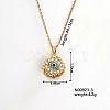 Simple and Versatile Brass Pendant Necklacs DU3795-3-1