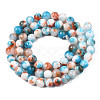 Natural Dyed Persian Jade Gemstone Bead Strands G-R271-6mm-XP16-2