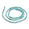 Natural HuBei Turquoise Beads Strands G-A026-A10-2mm-2