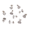 Non-Tarnish 304 Stainless Steel Stud Earring Findings STAS-I183-04A-P-1