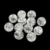 Transparent Spray Painting Crackle Glass Beads GLAA-L046-01A-3