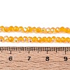 AB Color Plated Transparent Glass Rondelle Beads Strands EGLA-T029-2mm-10K-4