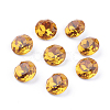 Pointed Back & Back Plated K9 Glass Rhinestone Cabochons RGLA-J012-10mm-292-2