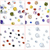 50Pcs 5 Styles Cubic Zirconia Cabochons ZIRC-YW0001-21-2