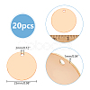 WADORN 20Pcs Copper Sheets KK-WR0001-24B-2