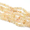 Natural Citrine Beads Strands G-O049-B-29-1