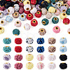 100Pcs Cloth Alloy European Beads FIND-TA0006-74-1