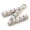 Plastic Imitation Pearl Pendants KK-P230-17P-N-2