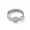 316L Surgical Stainless Steel  Ring Components STAS-C125-02P-2