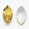 Pointed Back Glass Rhinestone Cabochons RGLA-T083-6x12mm-22-2