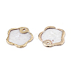 Natural Capiz Shell Charms SSHEL-N034-128-3