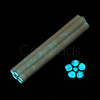 Luminous Handmade Five Petal Flower Polymer Clay Canes CLAY-T016-85G-3