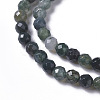 Natural Moss Agate Beads Strands G-F596-21-3mm-3