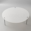 Acrylic Round Dessert Display Easels ODIS-WH0030-262C-1