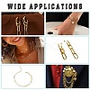 Soldered Brass Paperclip Chains CHC-G005-18G-6