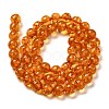 Resin Imitation Amber Beads Strands RESI-Z017-01B-2