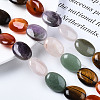 Natural Green Aventurine & Rose Quartz & Red Agate & Tiger Eye & Amethyst Beads Strands X-G-S364-095-4