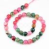 Natural Agate Bead Strands G-G882-10mm-C07-2-3