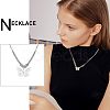 304 Stainless Steel Pendants STAS-UN0008-01P-5