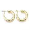 Brass Hoop Earrings EJEW-I250-01C-1