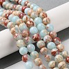 Synthetic Imperial Jasper Dyed Beads Strands G-D077-A01-01I-2