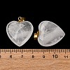 Natural Quartz Crystal Pendants G-G287-01G-11-3