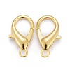 Zinc Alloy Lobster Claw Clasps X-E107-G-3