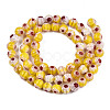 Round Millefiori Glass Beads Strands LK-P001-38-2