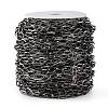 Iron Paperclip Chains CH-R025-13x6mm-B-5