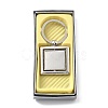 Zinc Alloy Rotating Keychain Bezel Cabochon Settings FIND-G088-01D-1