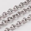 Tarnish Resistant 304 Stainless Steel Cable Chains CHS-K002-03-3mm-1