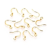 Long-Lasting Plated Brass French Earring Hooks X-KK-K204-137G-NF-1