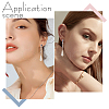20Pcs 2 Colors 316 Surgical Stainless Steel Clip-on Earring Findings STAS-UN0063-72-5