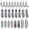 26Pcs 6 Styles Tibetan Styles Alloy Big Pendants BJEW-PH0029-17-1