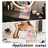 Transparent Acrylic Earring Displays NDIS-WH0015-01C-7