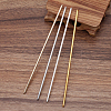 Iron Hair Stick Findings OHAR-PW0001-258KCG-2